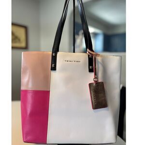 Trina Turk Laney Contrasting Color Block Tote